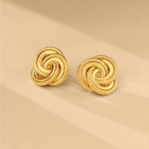 Aureum Collective gold spiral earrings